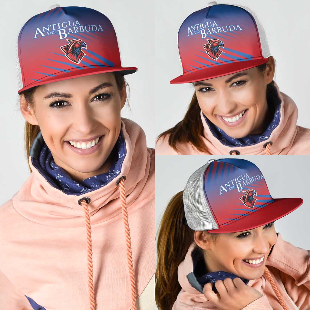Antigua and Barbuda Cricket Mesh Trucker Cap Falcons Unstoppable - Wonder Print Shop