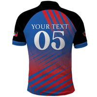 Custom Antigua and Barbuda Cricket Polo Shirt Falcons Unstoppable - Wonder Print Shop