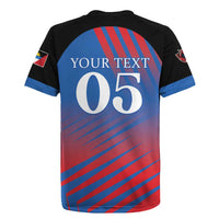 Custom Antigua and Barbuda Cricket Rugby Jersey Falcons Unstoppable - Wonder Print Shop