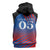 Custom Antigua and Barbuda Cricket Sleeveless Zip Hoodie Falcons Unstoppable - Wonder Print Shop