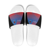 Antigua and Barbuda Cricket Slide Sandals Falcons Unstoppable - Wonder Print Shop