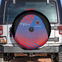 Antigua and Barbuda Cricket Spare Tire Cover Falcons Unstoppable - Wonder Print Shop