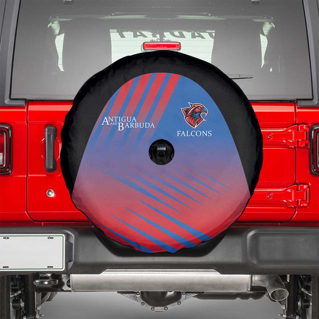 Antigua and Barbuda Cricket Spare Tire Cover Falcons Unstoppable - Wonder Print Shop