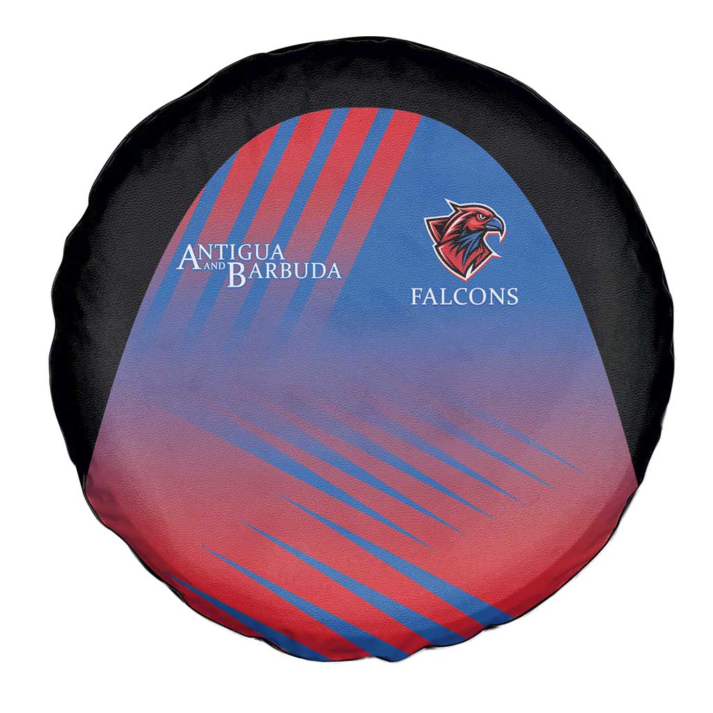 Antigua and Barbuda Cricket Spare Tire Cover Falcons Unstoppable - Wonder Print Shop