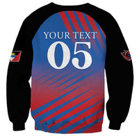 Custom Antigua and Barbuda Cricket Sweatshirt Falcons Unstoppable - Wonder Print Shop
