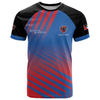 Custom Antigua and Barbuda Cricket T Shirt Falcons Unstoppable - Wonder Print Shop