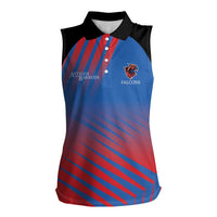 Custom Antigua and Barbuda Cricket Women Sleeveless Polo Shirt Falcons Unstoppable - Wonder Print Shop