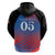 Custom Antigua and Barbuda Cricket Zip Hoodie Falcons Unstoppable - Wonder Print Shop