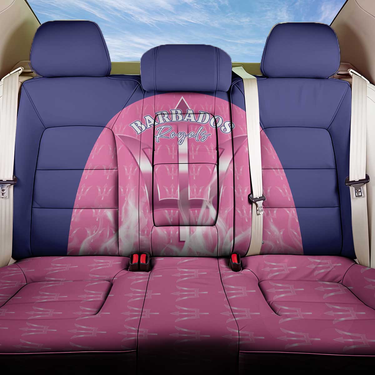 Barbados Royals Cricket Back Car Seat Cover Go Legends - Wonder Print Shop