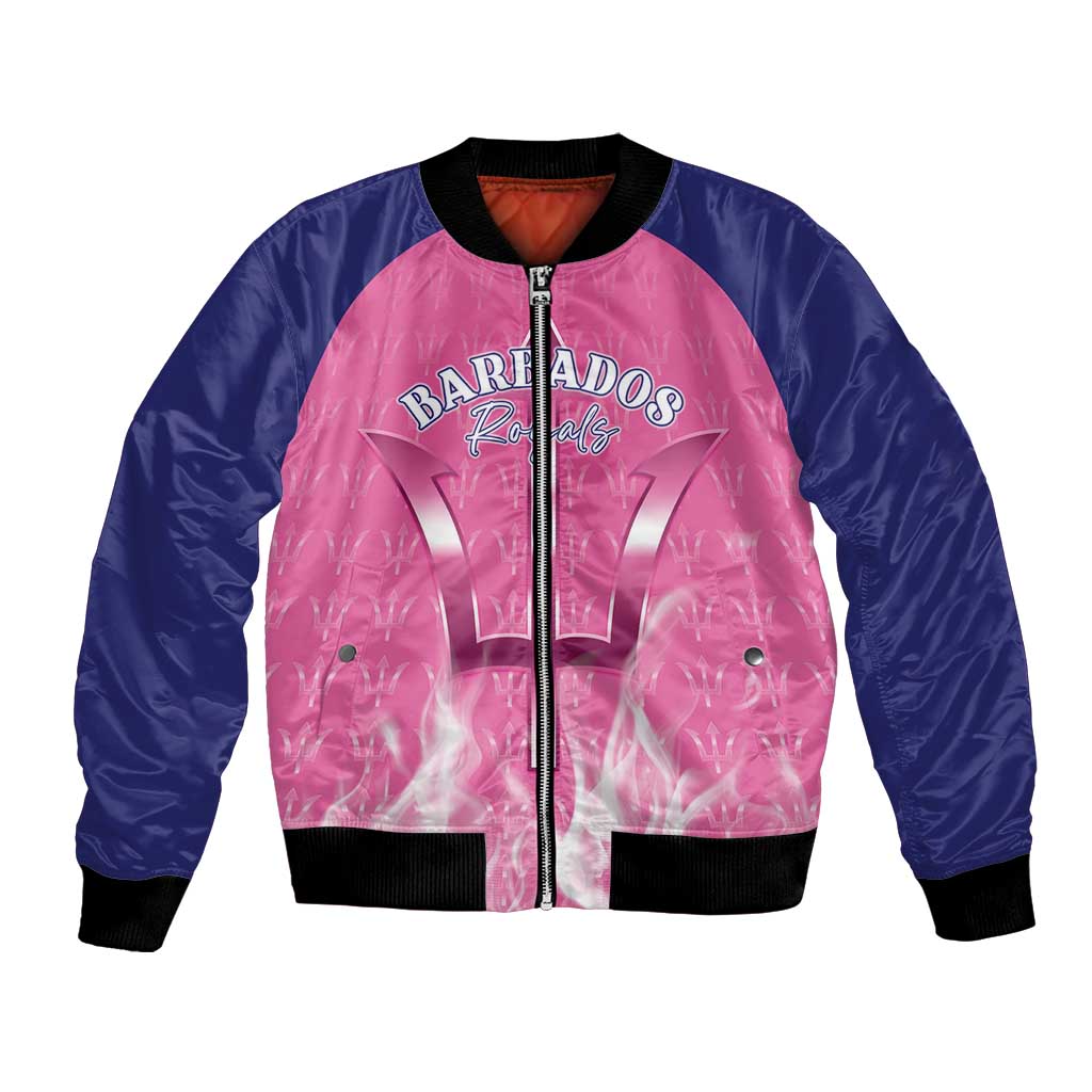Custom Barbados Royals Cricket Bomber Jacket Go Legends - Wonder Print Shop
