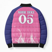 Custom Barbados Royals Cricket Bomber Puffer Jacket Go Legends - Wonder Print Shop