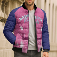 Custom Barbados Royals Cricket Bomber Puffer Jacket Go Legends - Wonder Print Shop