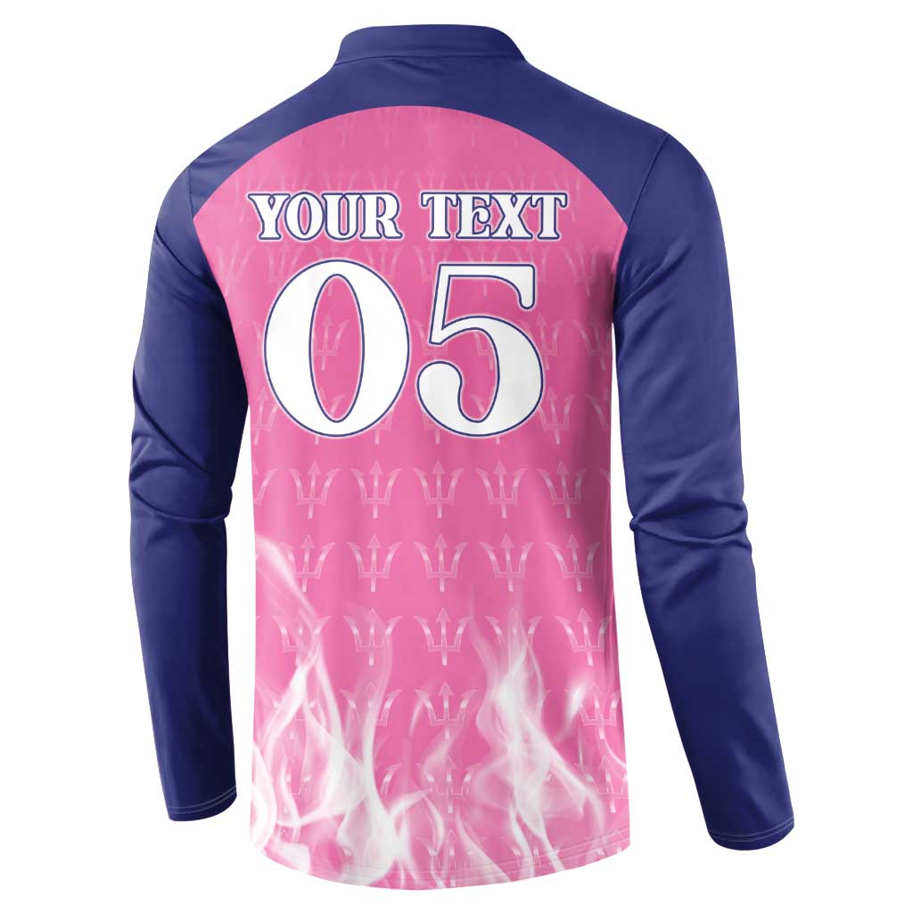 Custom Barbados Royals Cricket Button Sweatshirt Go Legends - Wonder Print Shop