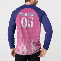 Custom Barbados Royals Cricket Button Sweatshirt Go Legends - Wonder Print Shop