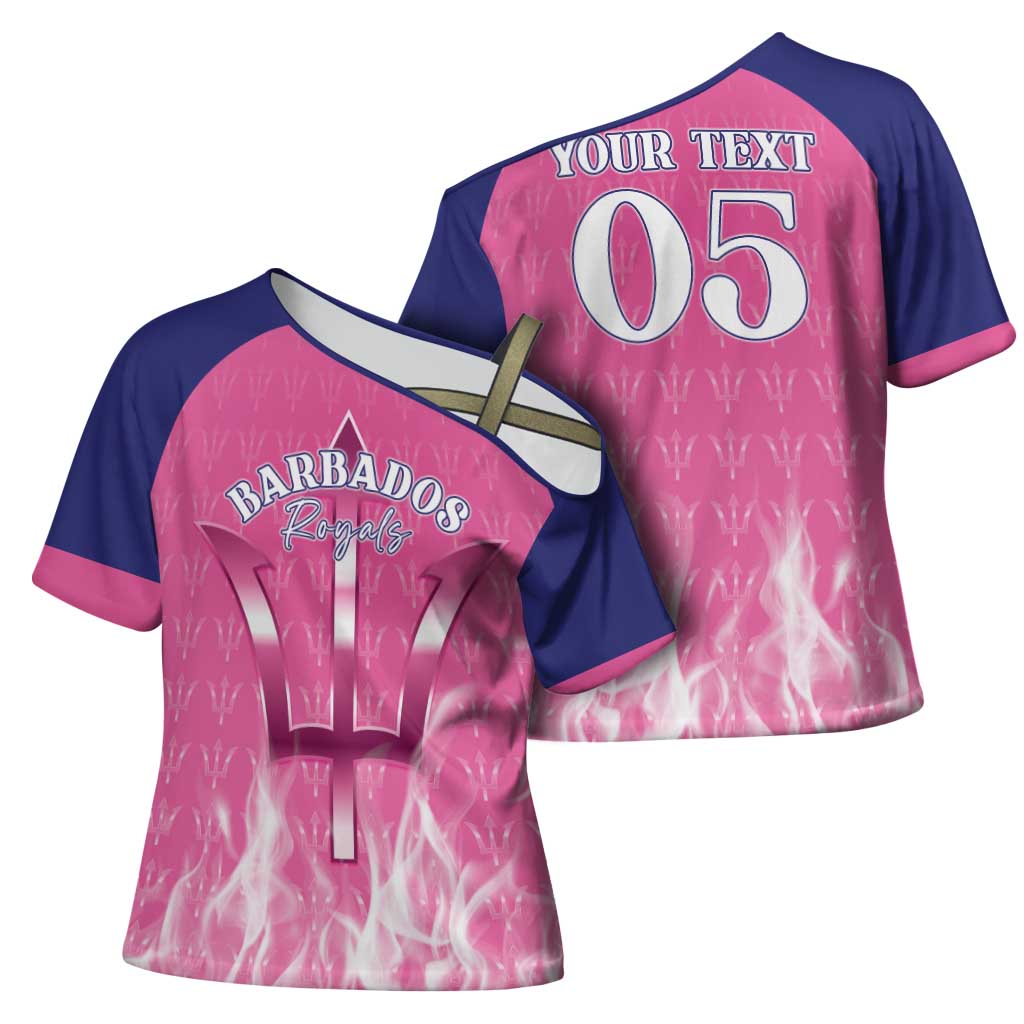 Custom Barbados Royals Cricket Cross Shoulder Shirt Go Legends - Wonder Print Shop