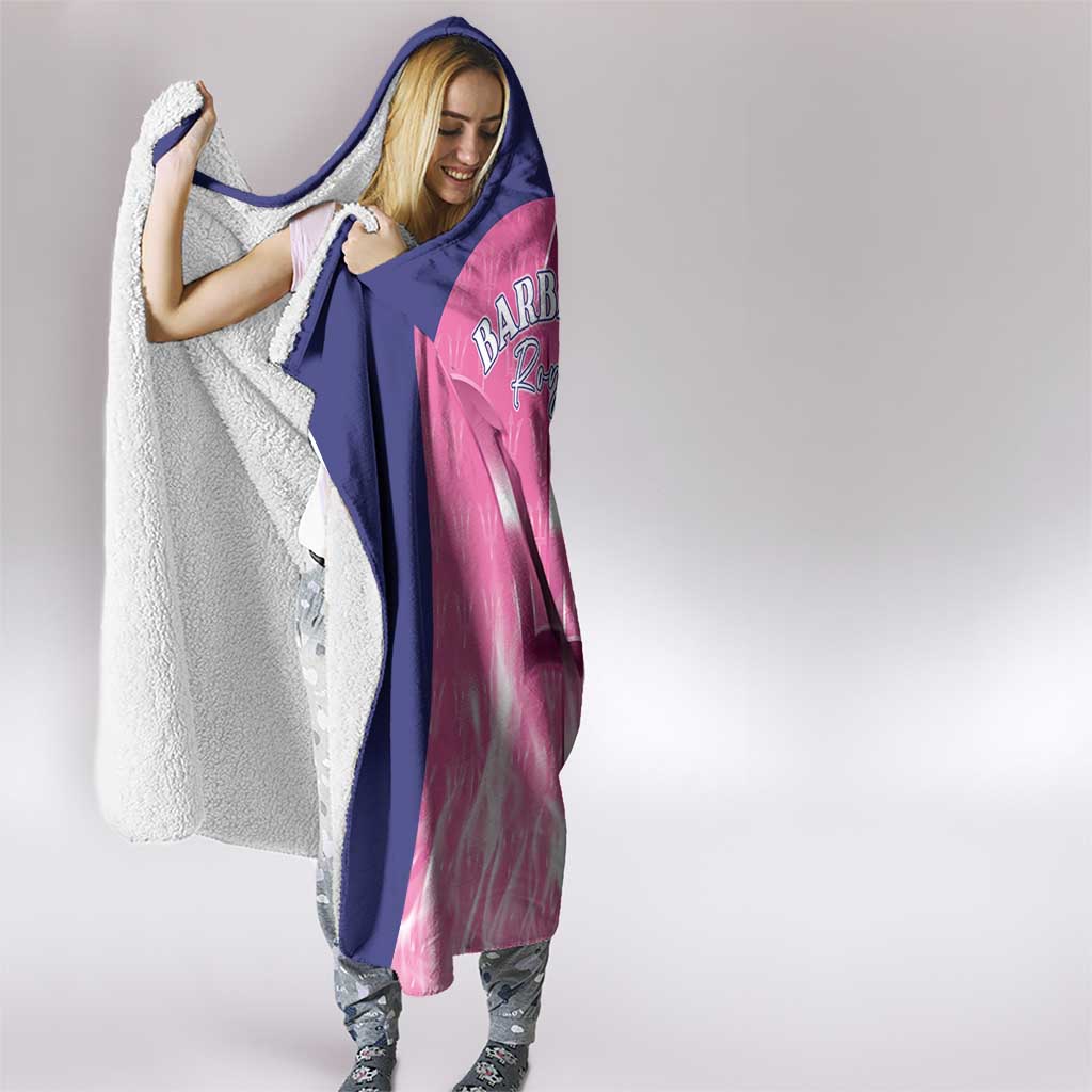 Barbados Royals Cricket Hooded Blanket Go Legends - Wonder Print Shop