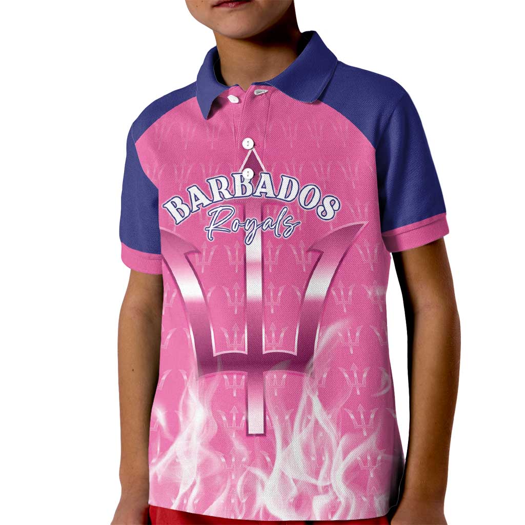 Custom Barbados Royals Cricket Kid Polo Shirt Go Legends - Wonder Print Shop