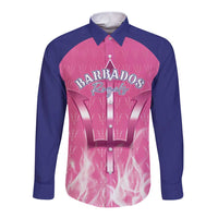 Custom Barbados Royals Cricket Long Sleeve Button Shirt Go Legends - Wonder Print Shop