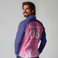 Custom Barbados Royals Cricket Long Sleeve Polo Shirt Go Legends - Wonder Print Shop