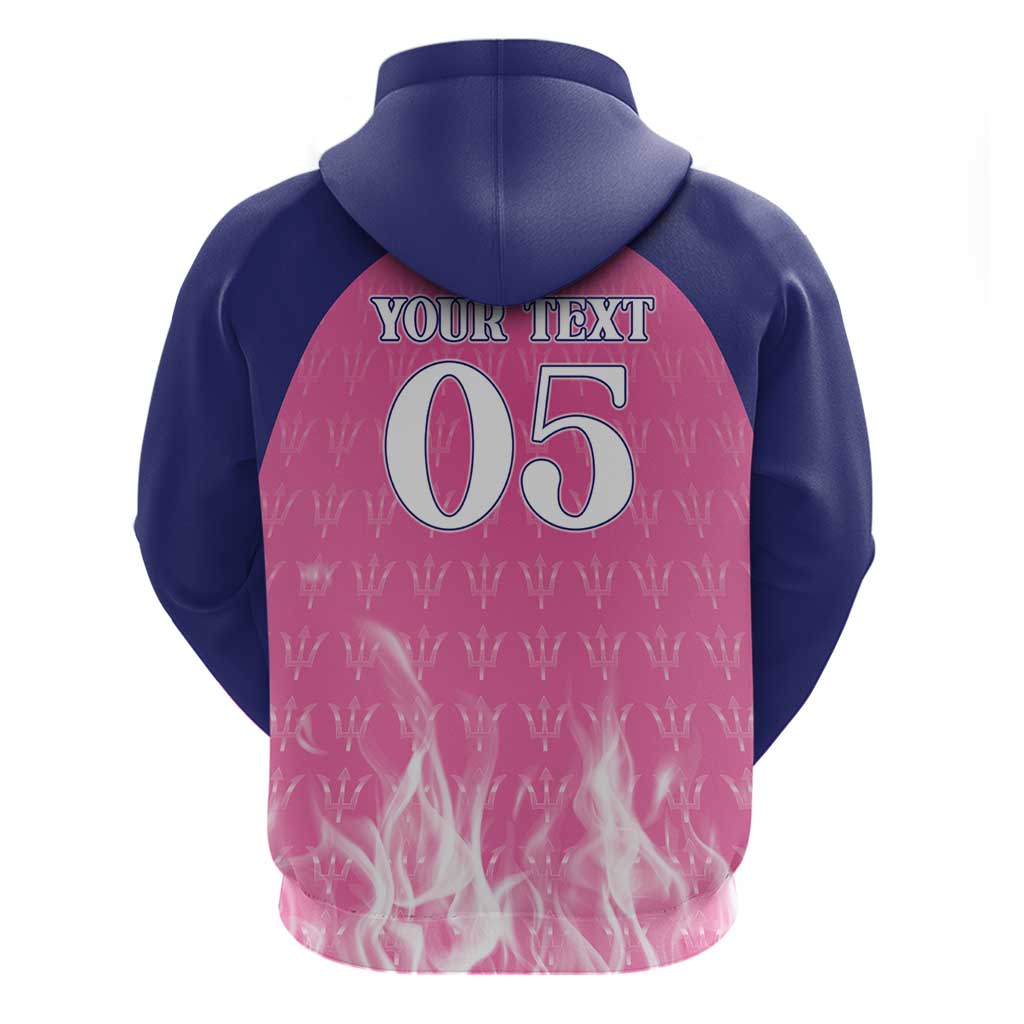 Custom Barbados Royals Cricket Zip Hoodie Go Legends - Wonder Print Shop