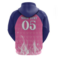 Custom Barbados Royals Cricket Zip Hoodie Go Legends - Wonder Print Shop