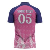 Custom Barbados Royals Cricket Zipper Polo Shirt Go Legends - Wonder Print Shop