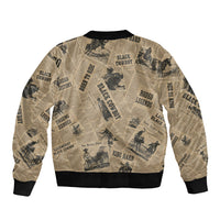Black Cowboy Bomber Jacket Western Rodeo Melanin Black History