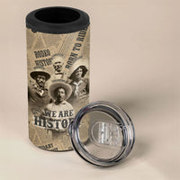 Black Cowboy 4 in 1 Can Cooler Tumbler Western Rodeo Melanin Black History