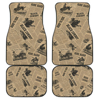 Black Cowboy Car Mats Western Rodeo Melanin Black History