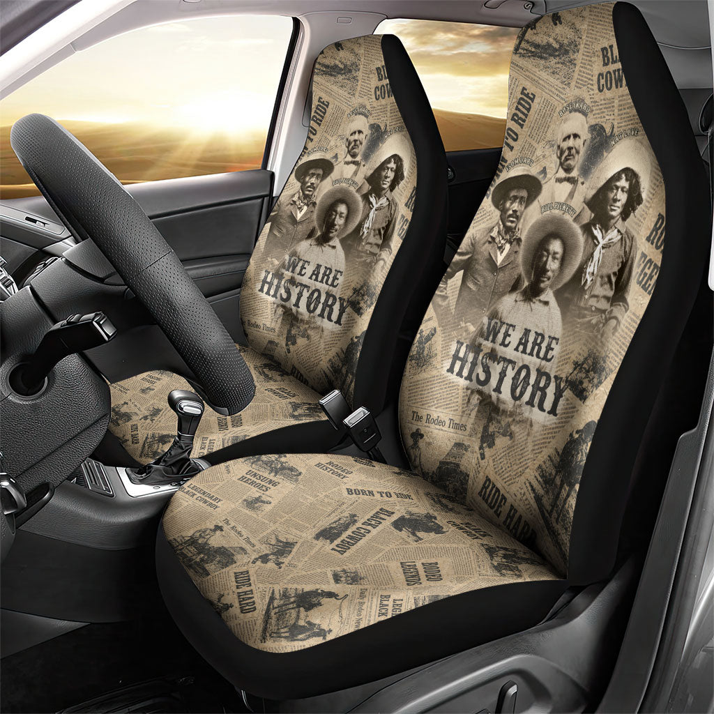 Black Cowboy Car Seat Cover Western Rodeo Melanin Black History