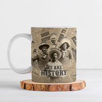 Black Cowboy Ceramic Mug Western Rodeo Melanin Black History