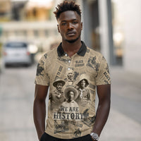 Black Cowboy Polo Shirt Western Rodeo Melanin Black History