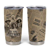Black Cowboy Tumbler Cup Western Rodeo Melanin Black History