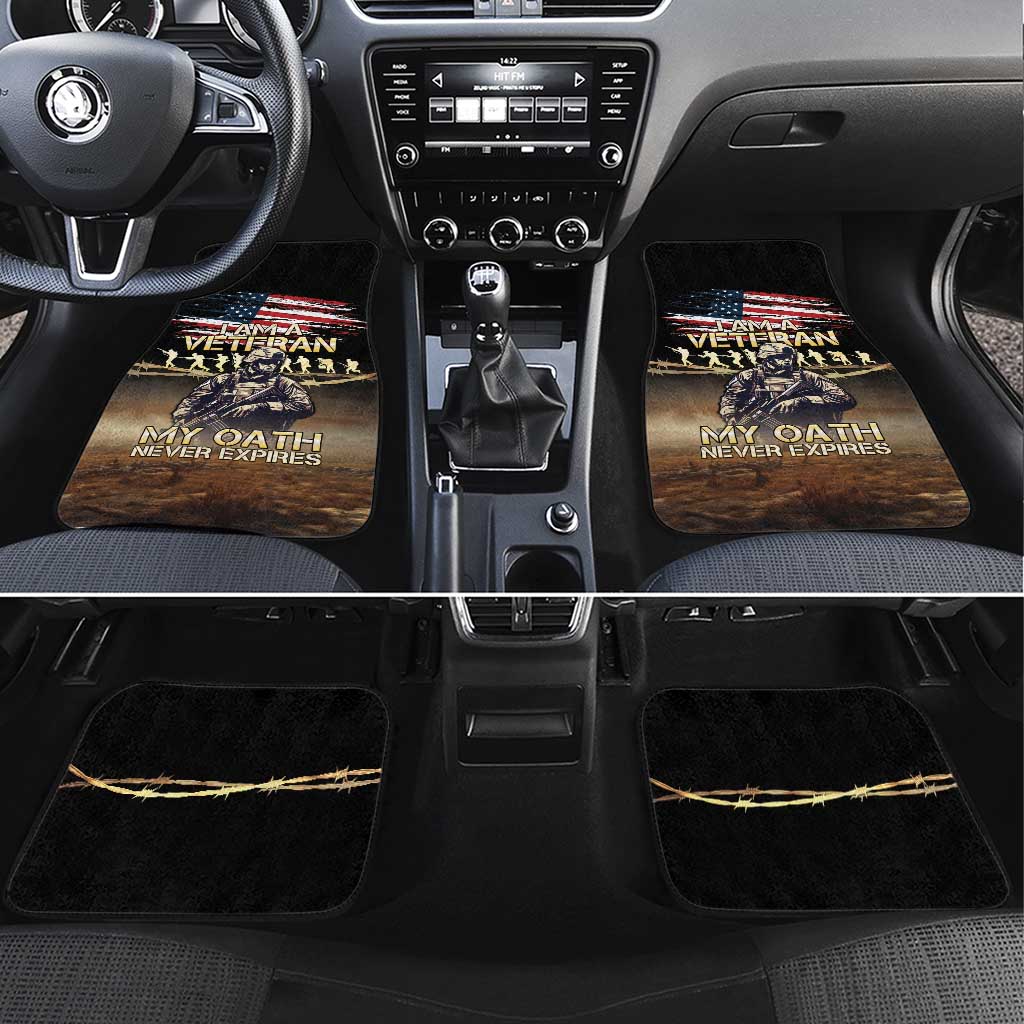 United States Veterans Day Car Mats Thank You Veterans Proud US Flag LT05 - Wonder Print Shop