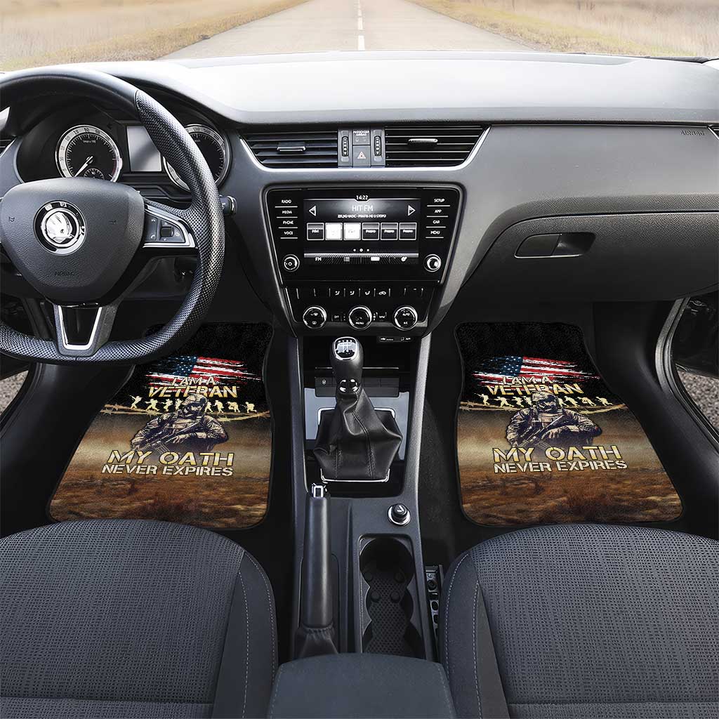United States Veterans Day Car Mats Thank You Veterans Proud US Flag LT05 - Wonder Print Shop