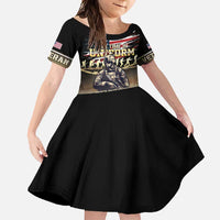 United States Veterans Day Family Matching Mermaid Dress and Hawaiian Shirt Thank You Veterans Proud US Flag LT05 - Wonder Print Shop