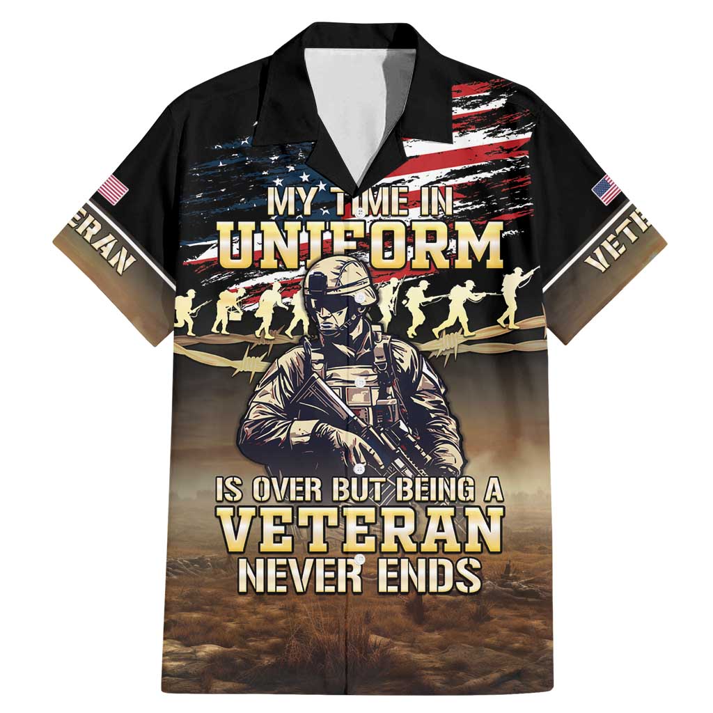 United States Veterans Day Family Matching Mermaid Dress and Hawaiian Shirt Thank You Veterans Proud US Flag LT05 - Wonder Print Shop