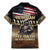 United States Veterans Day Family Matching Mermaid Dress and Hawaiian Shirt Thank You Veterans Proud US Flag LT05 - Wonder Print Shop