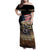 United States Veterans Day Family Matching Off Shoulder Maxi Dress and Hawaiian Shirt Thank You Veterans Proud US Flag LT05 - Wonder Print Shop