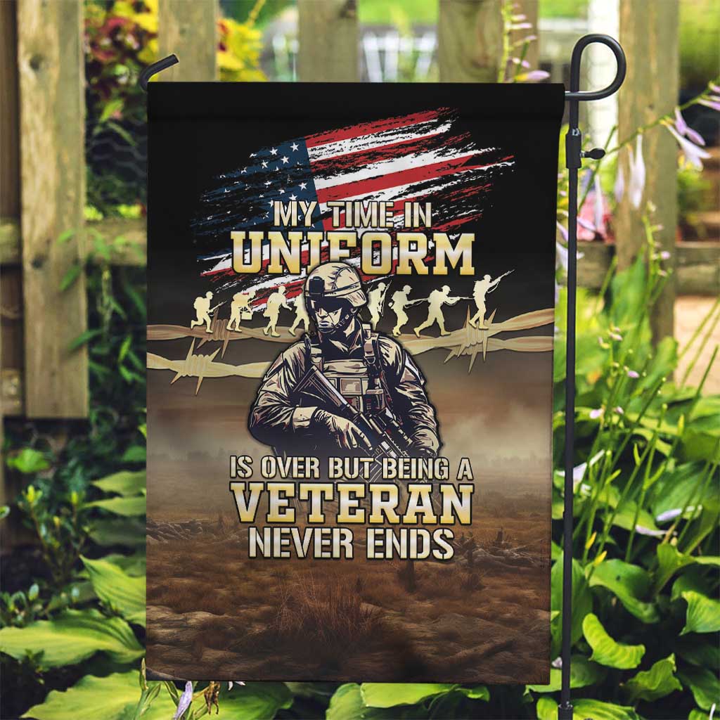 United States Veterans Day Garden Flag Thank You Veterans Proud US Flag LT05 - Wonder Print Shop