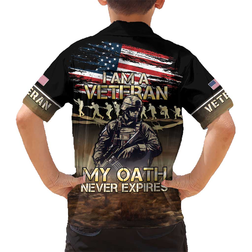 United States Veterans Day Kid Hawaiian Shirt Thank You Veterans Proud US Flag LT05 - Wonder Print Shop