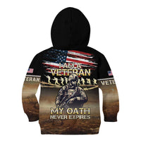 United States Veterans Day Kid Hoodie Thank You Veterans Proud US Flag LT05 - Wonder Print Shop