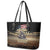 United States Veterans Day Leather Tote Bag Thank You Veterans Proud US Flag LT05 - Wonder Print Shop