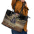 United States Veterans Day Leather Tote Bag Thank You Veterans Proud US Flag LT05 - Wonder Print Shop