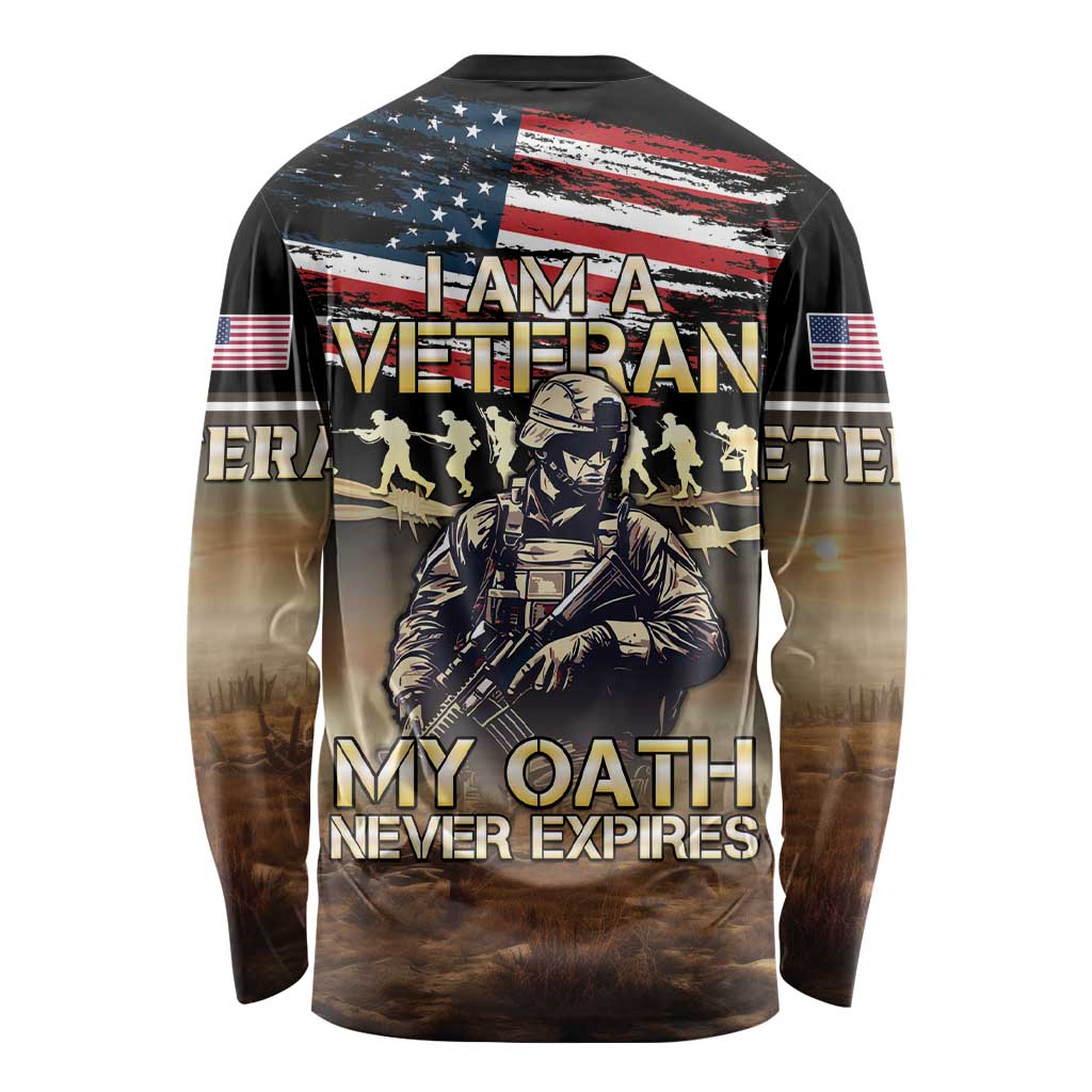 United States Veterans Day Long Sleeve Shirt Thank You Veterans Proud US Flag LT05 - Wonder Print Shop