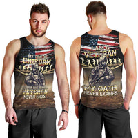 United States Veterans Day Men Tank Top Thank You Veterans Proud US Flag LT05 - Wonder Print Shop