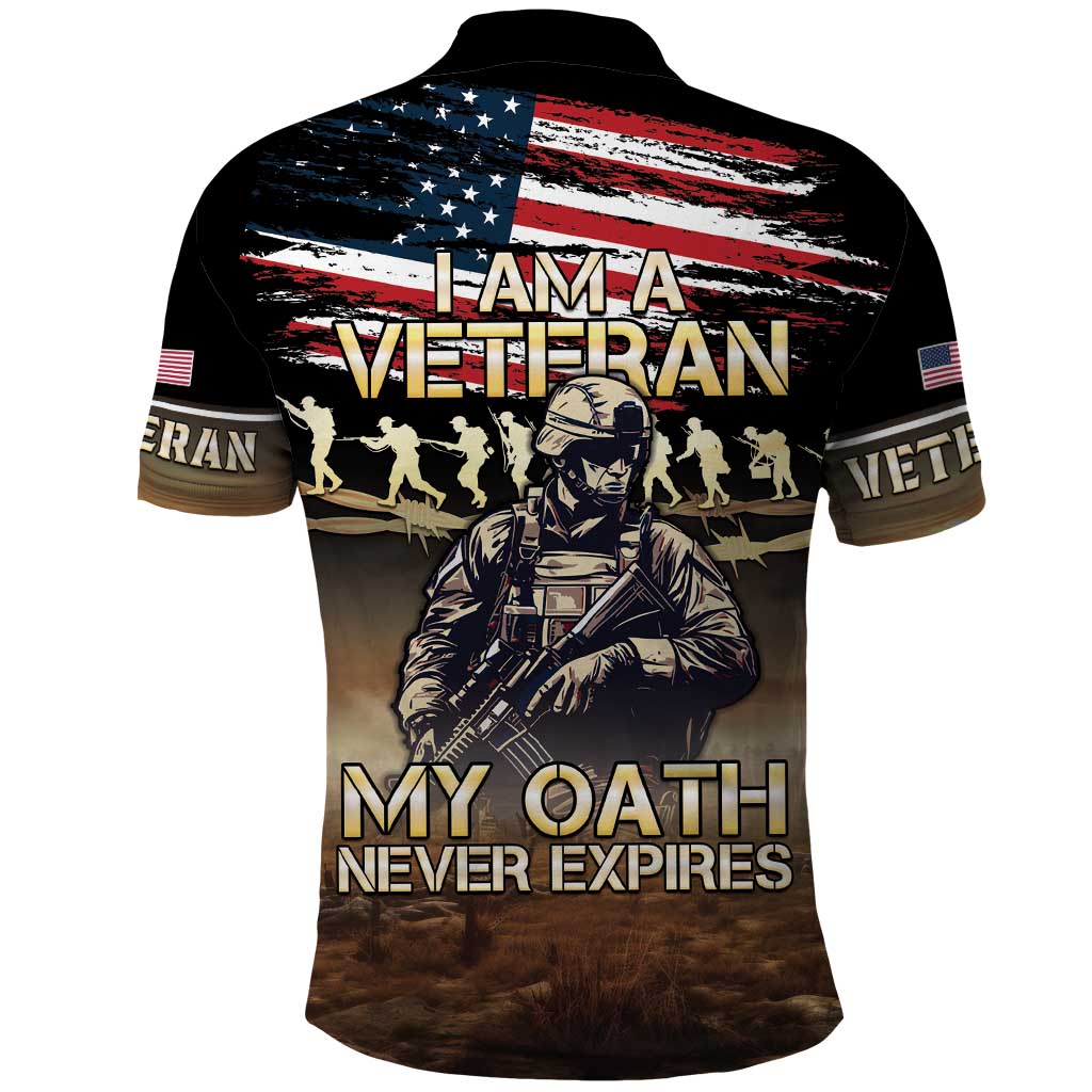 United States Veterans Day Polo Shirt Thank You Veterans Proud US Flag LT05 - Wonder Print Shop