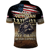 United States Veterans Day Polo Shirt Thank You Veterans Proud US Flag LT05 - Wonder Print Shop