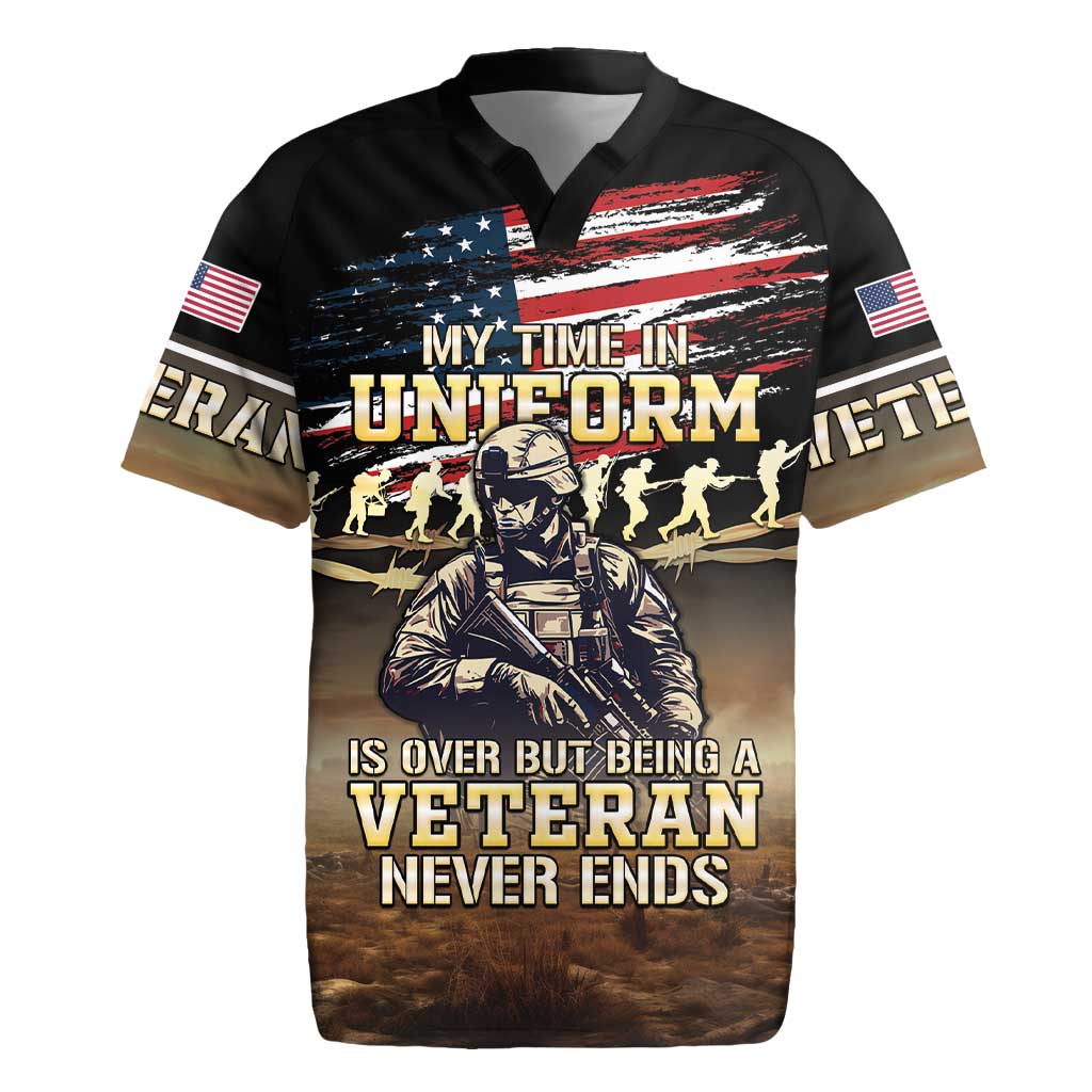 United States Veterans Day Rugby Jersey Thank You Veterans Proud US Flag LT05 - Wonder Print Shop