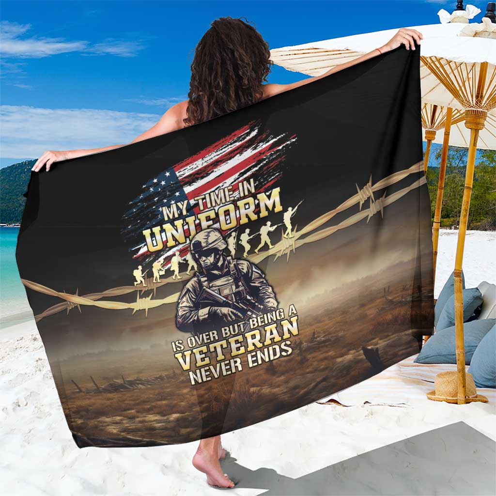 United States Veterans Day Sarong Thank You Veterans Proud US Flag LT05 - Wonder Print Shop